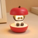 Premium Panda Apple LED Night Light - Image 3
